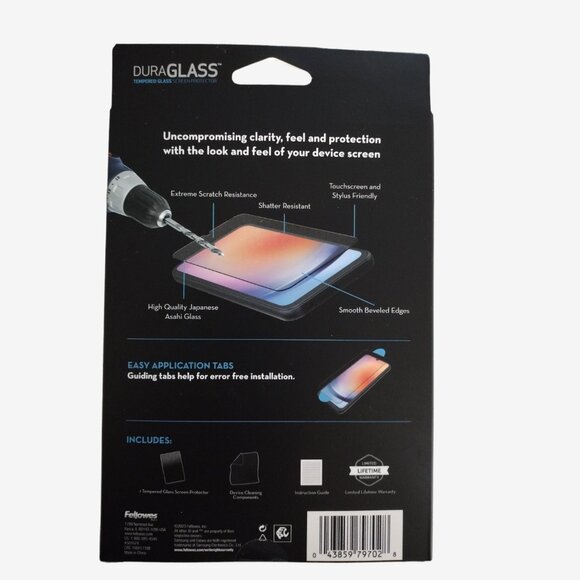 DuraGlass Tempered Glass Screen Protector for Samsung Galaxy A25 5G - Picture 3 of 4